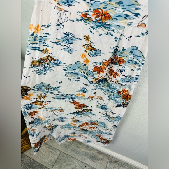 Free People Beach Party Midi Dress - Tropical Flamingo Paradise Print Size 2 - Picture 4 of 9